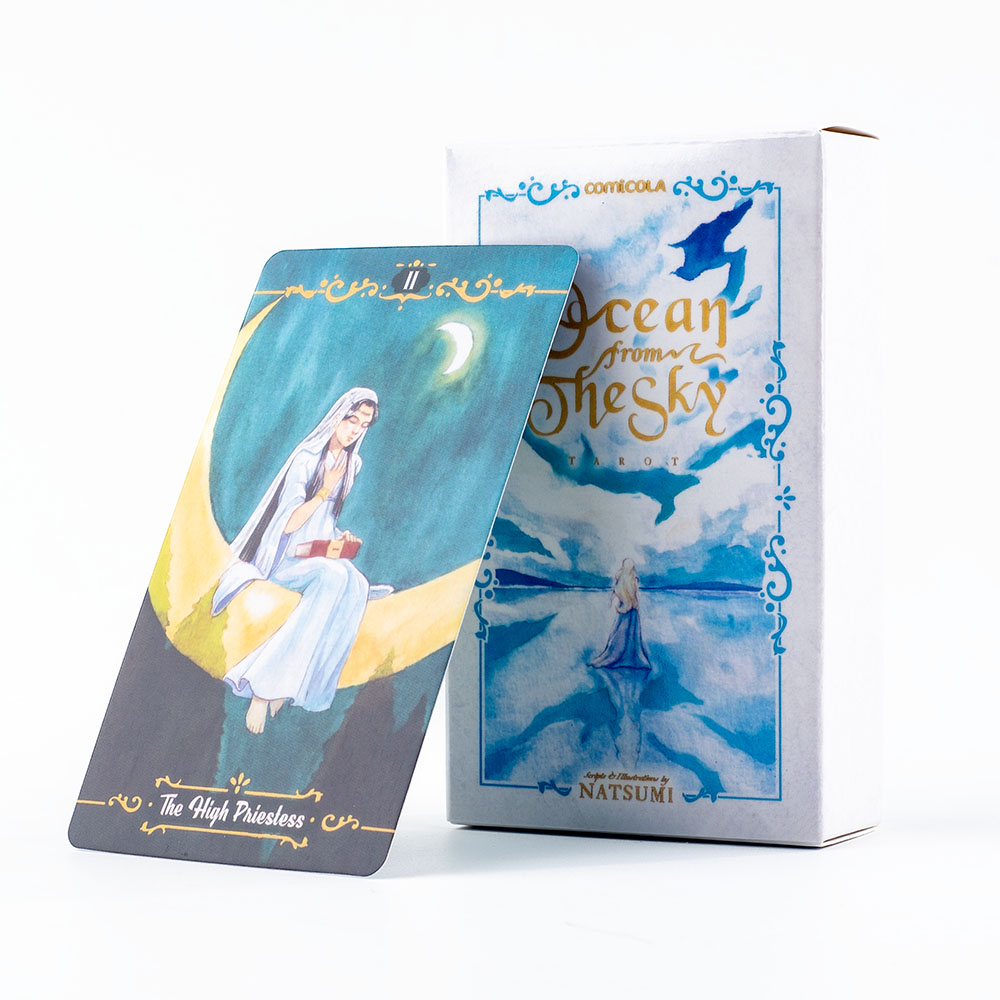 Tarot Cards Deck With Guidebook - Ręcznie malowana kolorowana karta do tarota