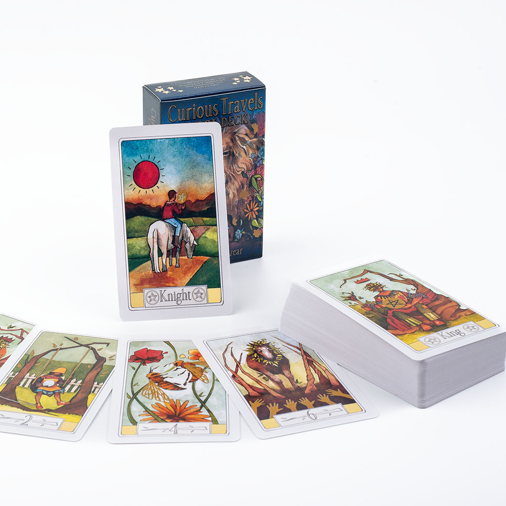 Tarot Cards Deck With Guidebook - Ciekawe podróże Tarot 10,3 * 6