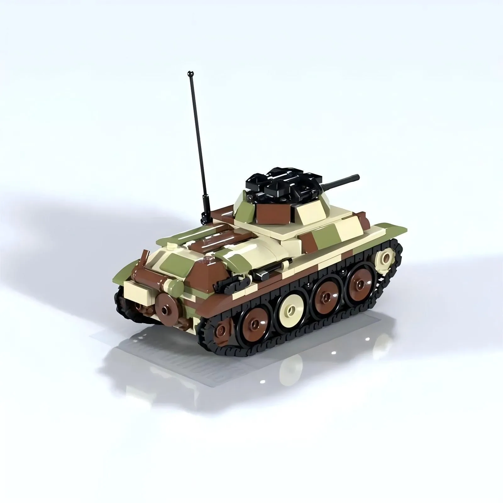 Lego Compatible Military Tank - Zaawansowane technologicznie pojazdy bojowe piechoty, zestaw