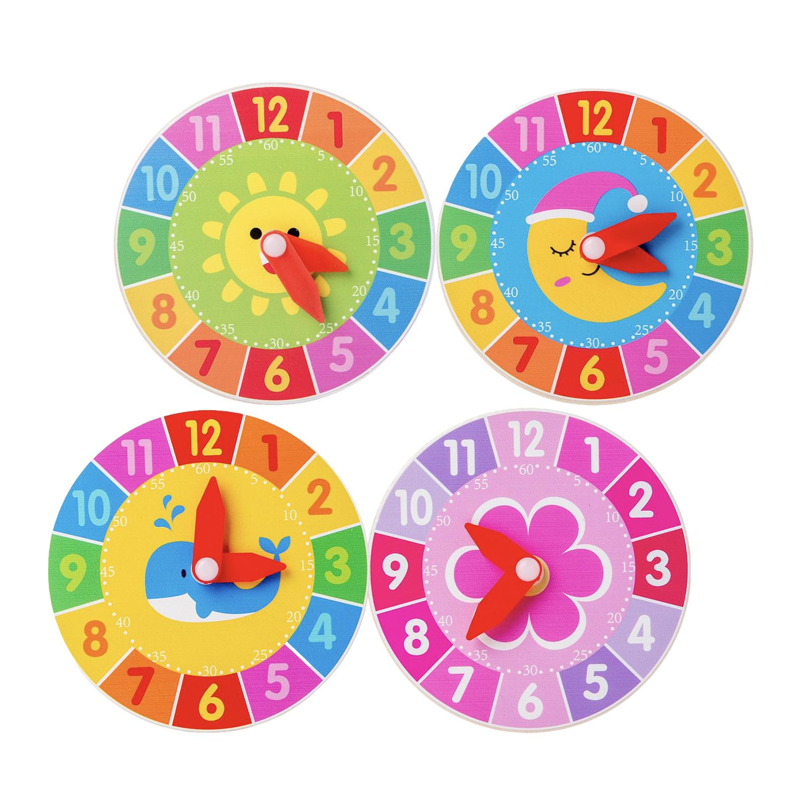 Montessori Wooden Busy Board Toddler - Drewniana tablica sensoryczna z zegarem, akcesorium
