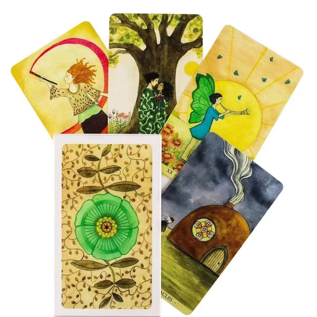 Tarot Cards Deck With Guidebook - Oryginalne karty Tarota Trwałe Talie Tarota