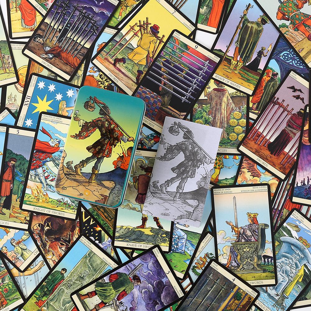 10*6 cm Nowy Tarot Wizyjny w p – Tarot Cards Deck With Guidebook recenzja i cena
