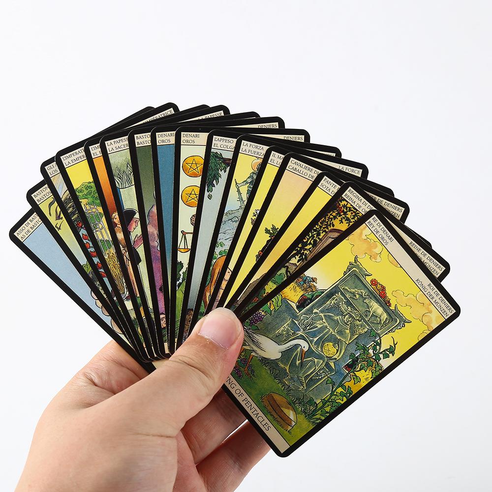 10*6 cm Nowy Tarot Wizyjny w p – Tarot Cards Deck With Guidebook recenzja i cena