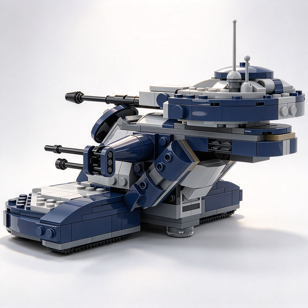 MOC Klasyczne Akcesoria Filmow – Lego Compatible Military Tank recenzja i cena