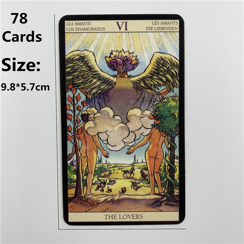 Metal Box Gilded Edition Back  – Tarot Cards Deck With Guidebook recenzja i cena