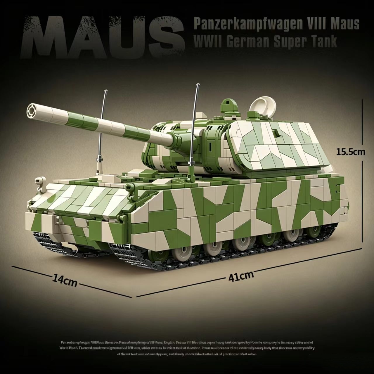 Zestaw klocków do budowy wojsk – Lego Compatible Military Tank recenzja i cena