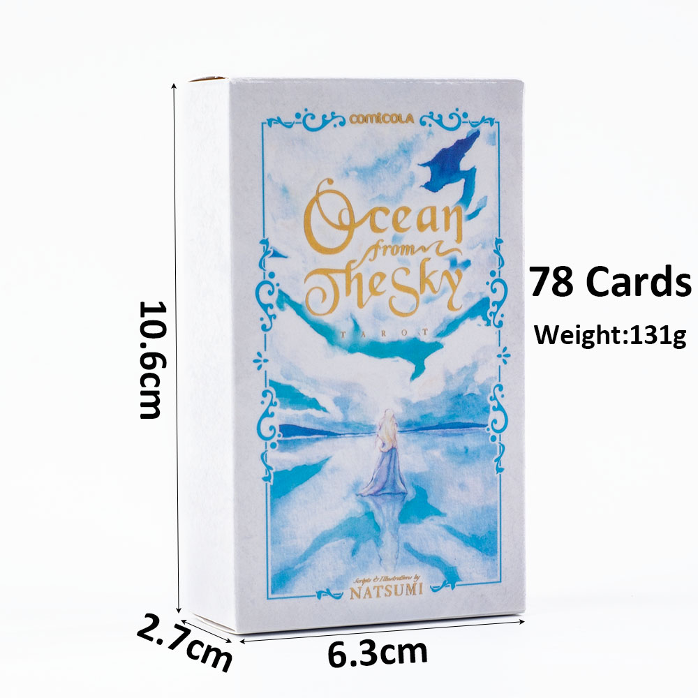Ręcznie malowana kolorowana ka – Tarot Cards Deck With Guidebook recenzja i cena