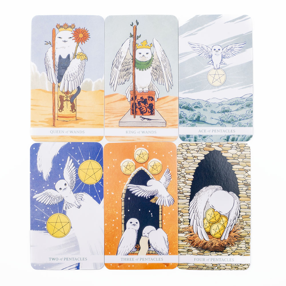Białe Taroty Winny, angielska  – Tarot Cards Deck With Guidebook recenzja i cena