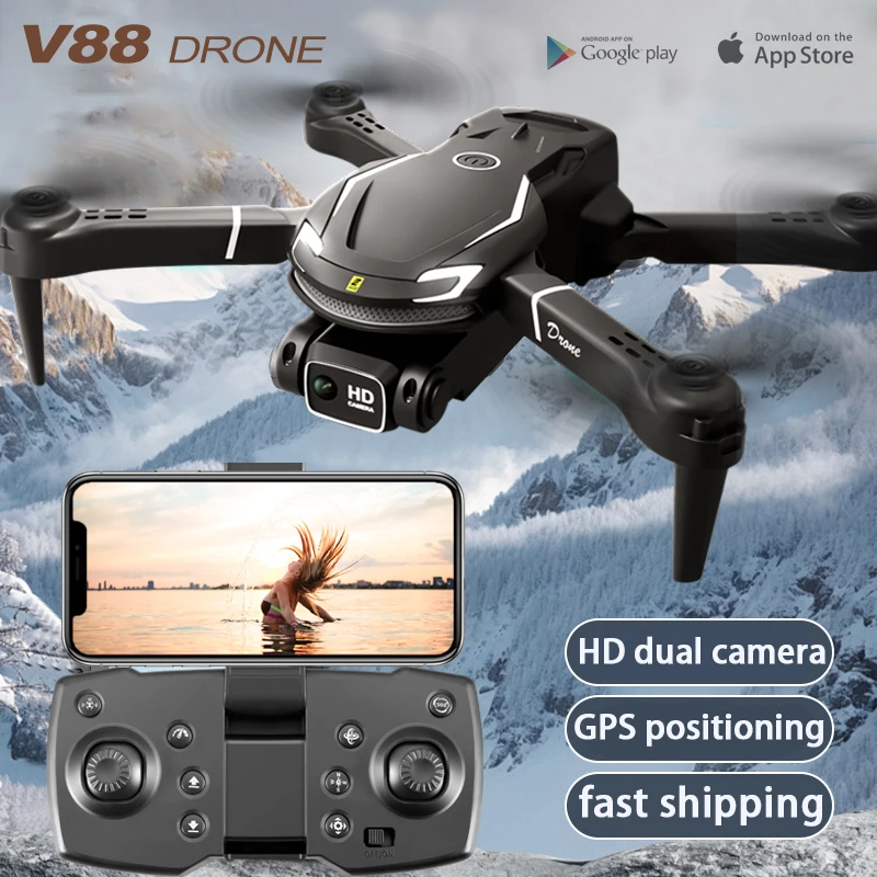 Gorący Prezent Zabawka 2026 V8 – Fpv Brushless Rc Drone 4K recenzja i cena