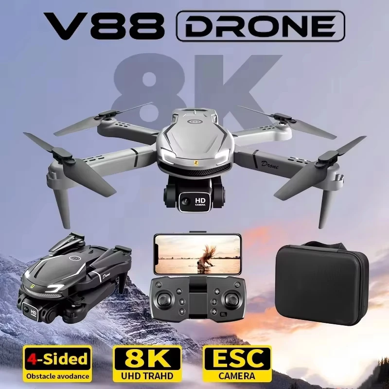 Gorący Prezent Zabawka 2026 V8 – Fpv Brushless Rc Drone 4K recenzja i cena