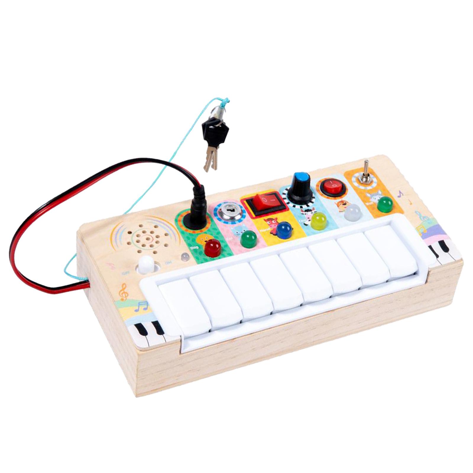Drewniana płyta sensoryczna z  – Montessori Wooden Busy Board Toddler recenzja i cena