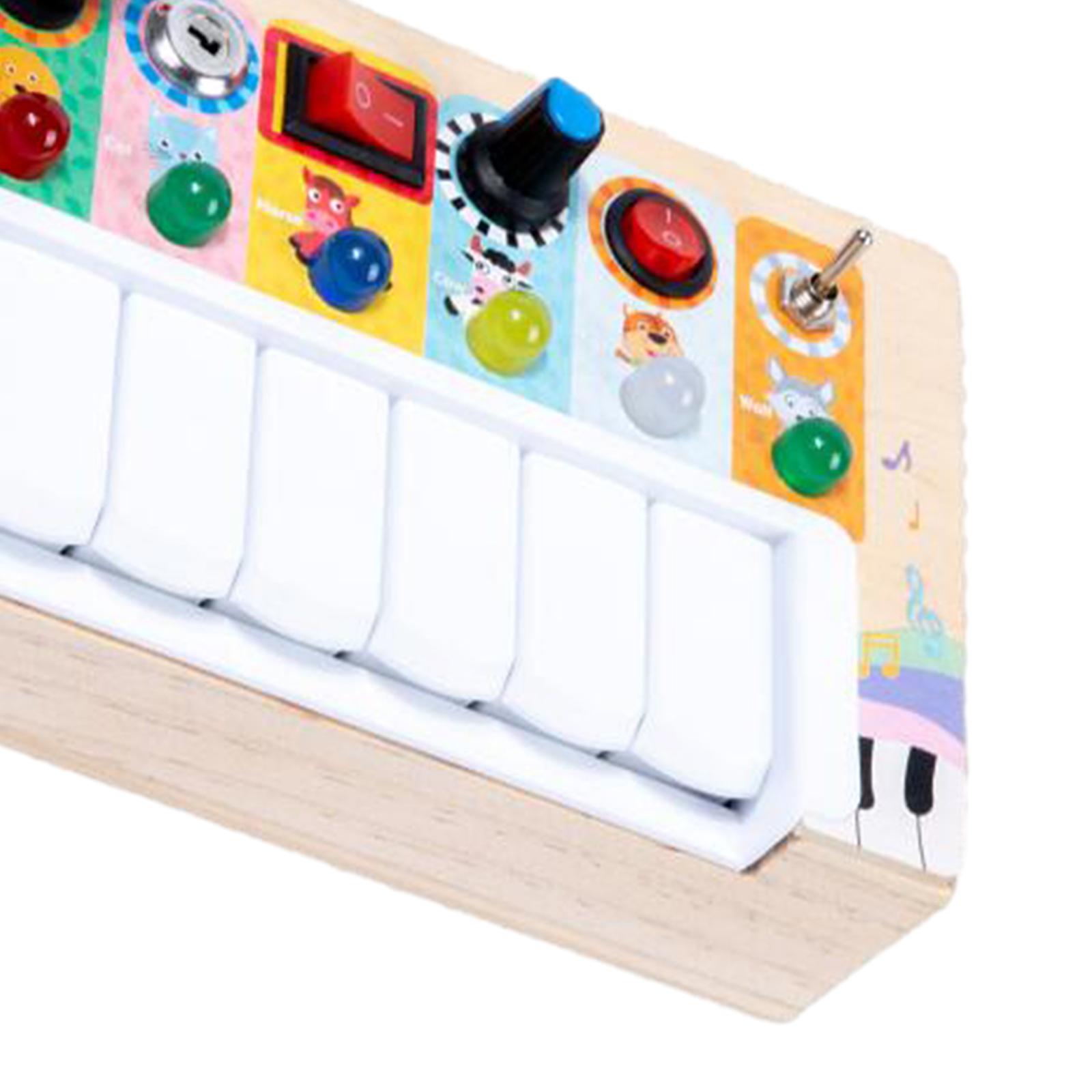 Drewniana płyta sensoryczna z  – Montessori Wooden Busy Board Toddler recenzja i cena
