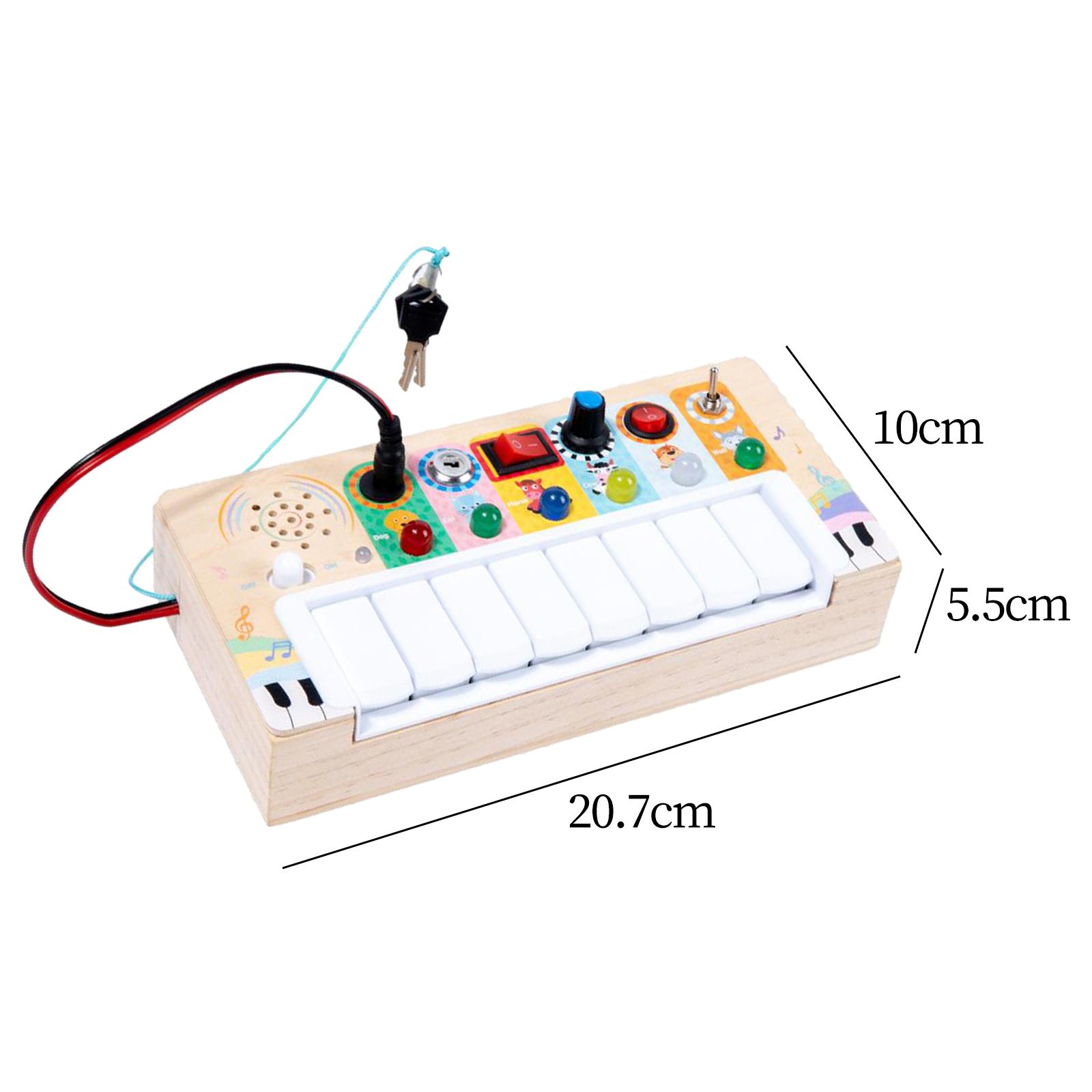 Drewniana płyta sensoryczna z  – Montessori Wooden Busy Board Toddler recenzja i cena