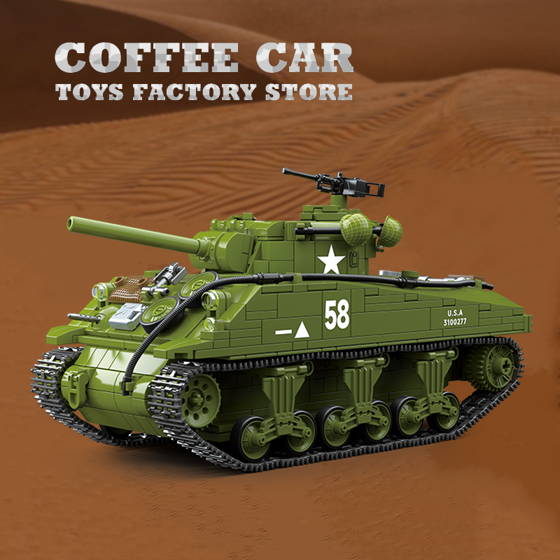 Klocki konstrukcyjne czołgu śr – Lego Compatible Military Tank recenzja i cena