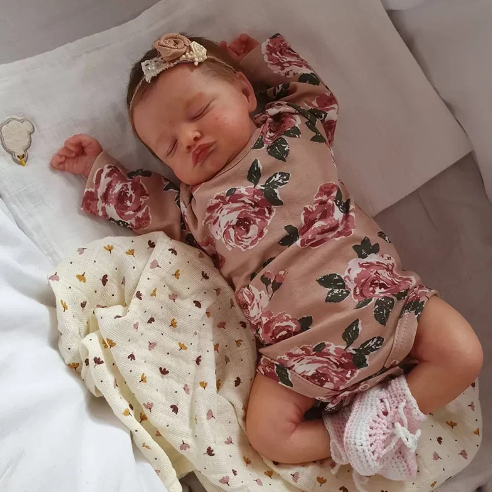 49CM Całe Ciało z Winylu i Sil – Reborn Baby Doll Silicone Realistic recenzja i cena