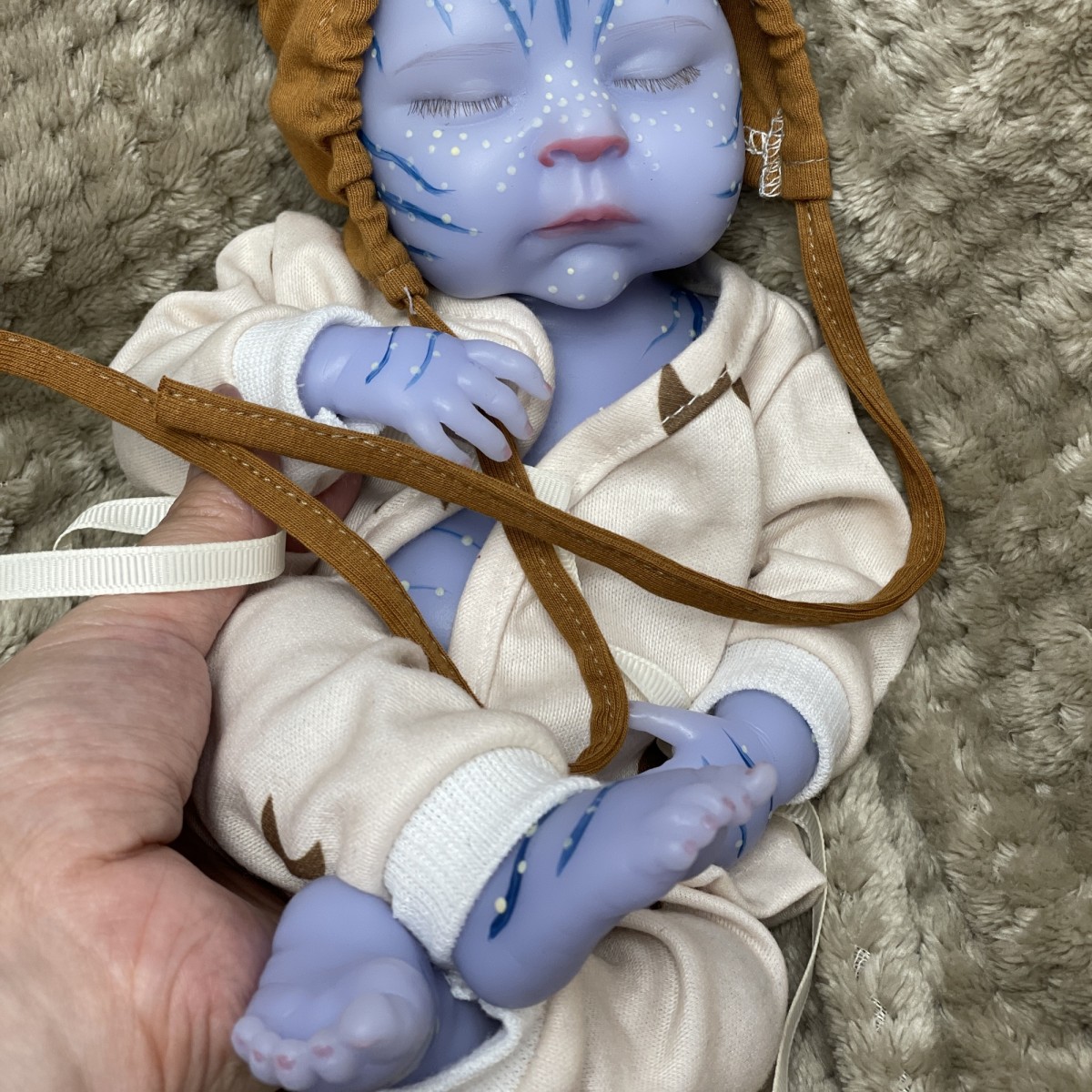 13-calowa lalka Reborn, świecą – Reborn Baby Doll Silicone Realistic recenzja i cena
